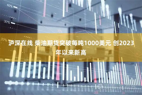 泸深在线 柴油期货突破每吨1000美元 创2023年以来新高